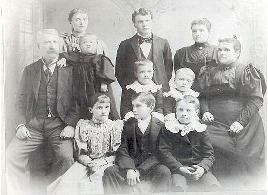 Family of Samuel and Angie Wright, c. 1895